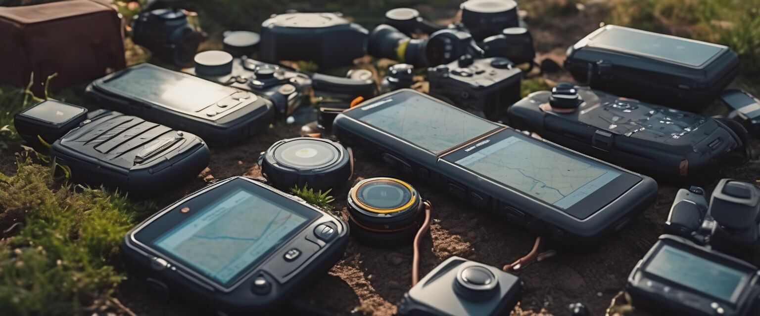 Verschiedene GPS-Geräte