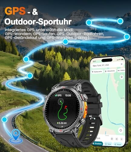 Rmana GPS Smartwatch Herren