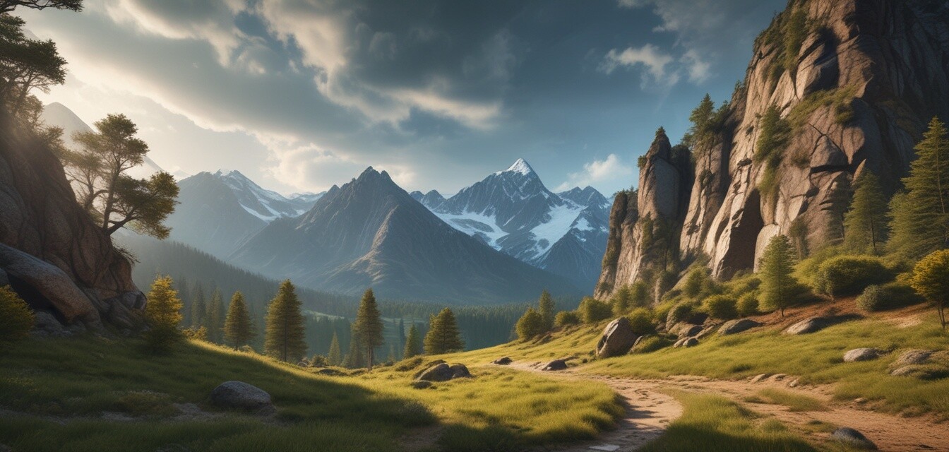 Natürliche Wanderwege