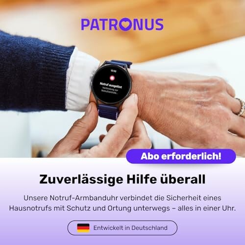 PATRONUS Notruf Uhr