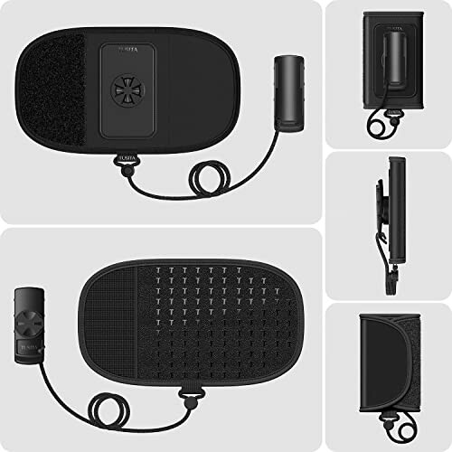 Tragbares Muskelstimulationsgerät mit verschiedenen Ansichten